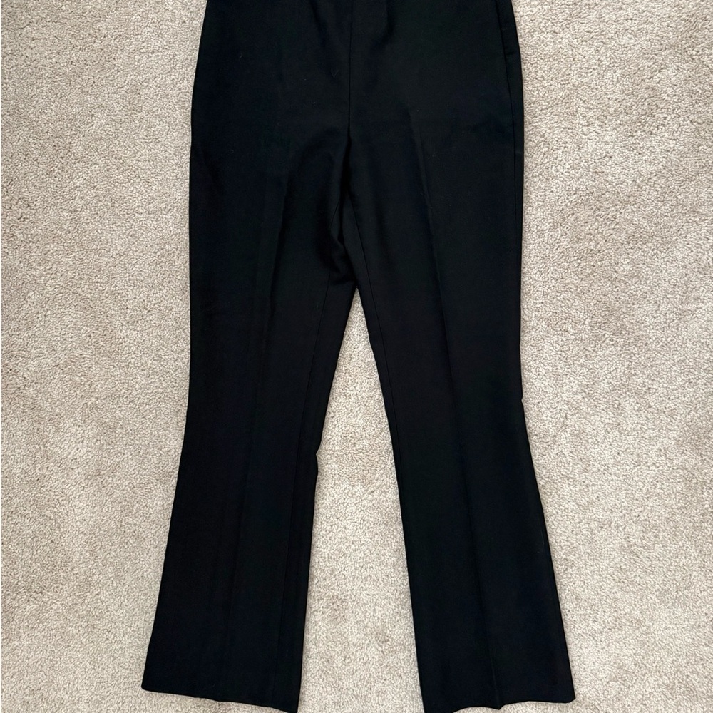 Zara Black Boot-Cut Dress Pants